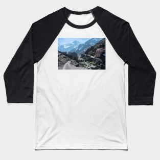 Mount Toubkal Painting Baseball T-Shirt